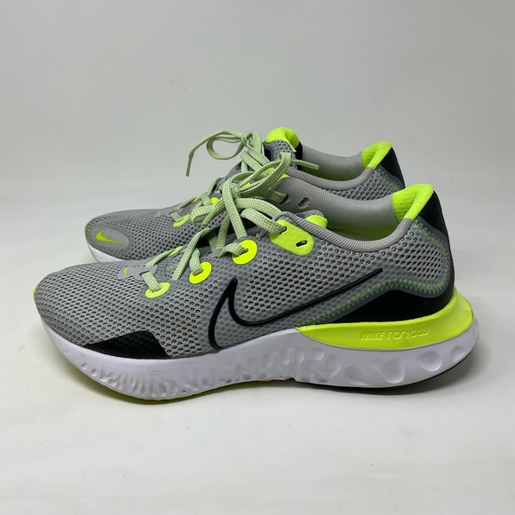 Nike Shoes - Nike Renew Run Grey Black White Green CW7437-006 Size 7 Men's, 9.5 Women's Wide